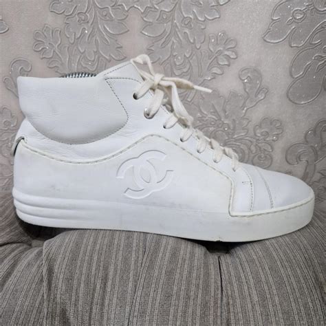 chanel white trainers price|chanel white trainers women.